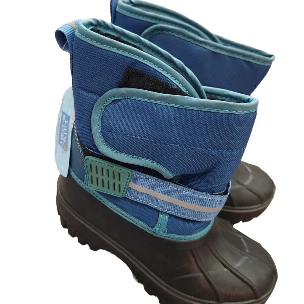 Lily & Dan Boy's Winter Boots Size 11/12 New Blue